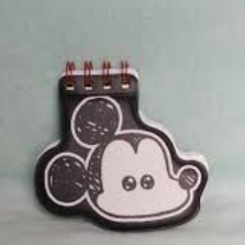 Disney Marvellous Mickey Collection Figure Stress-Relief Wire-bound Book (80 Sheets)