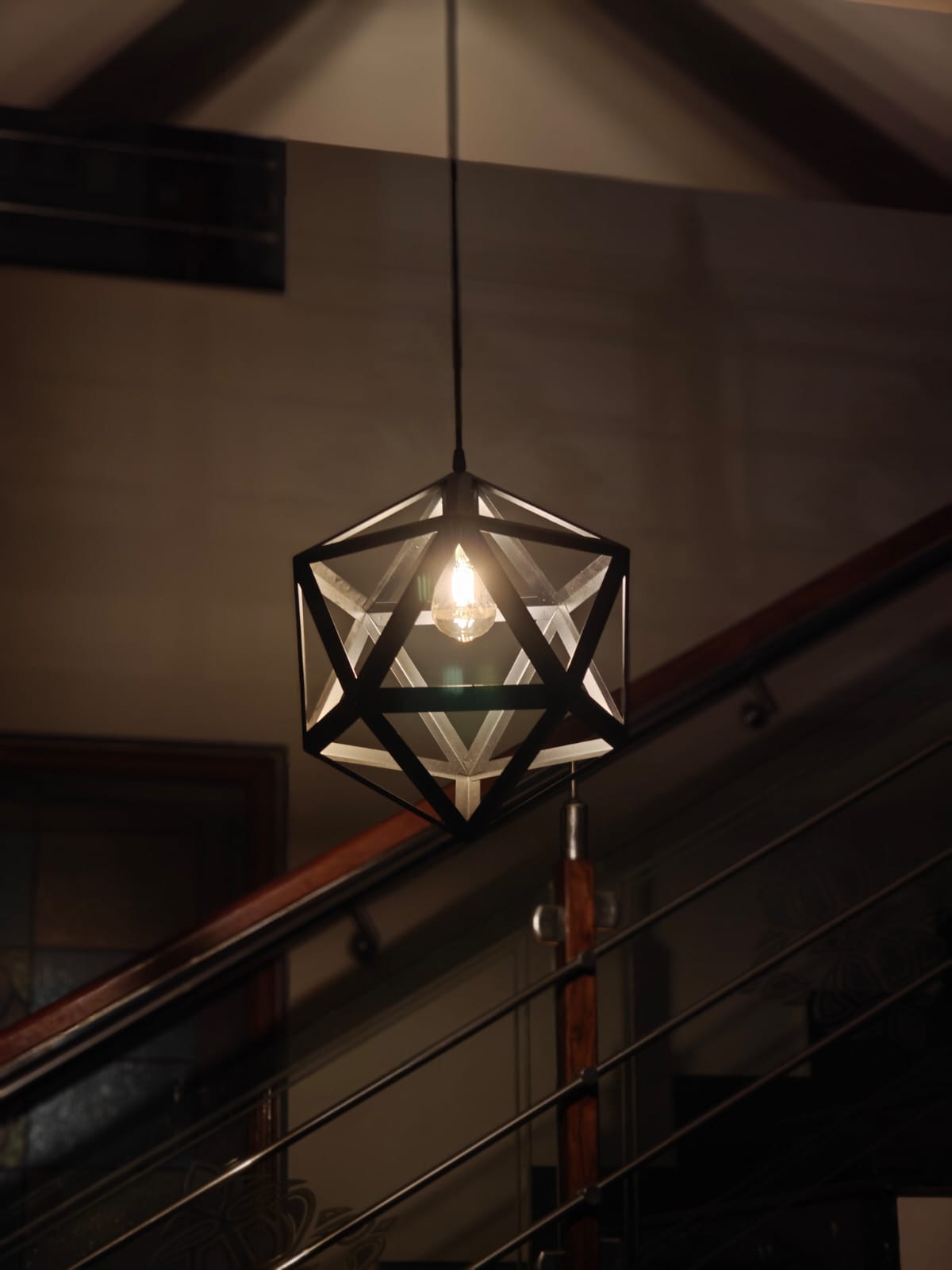 Modern Hexagon Pendant Light