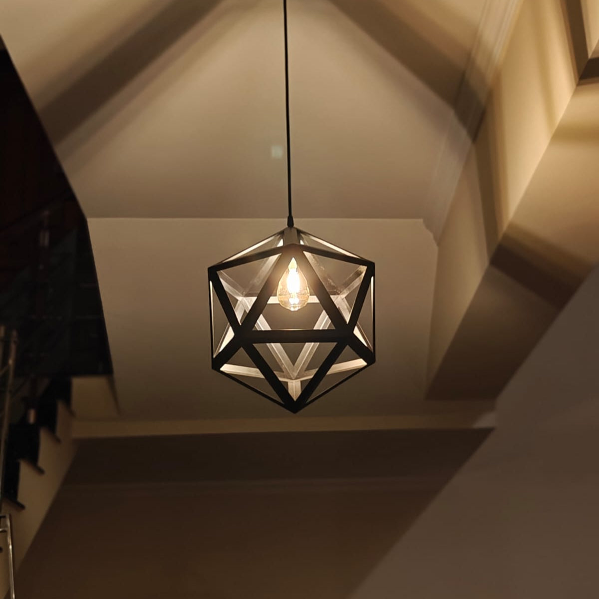Modern Hexagon Pendant Light