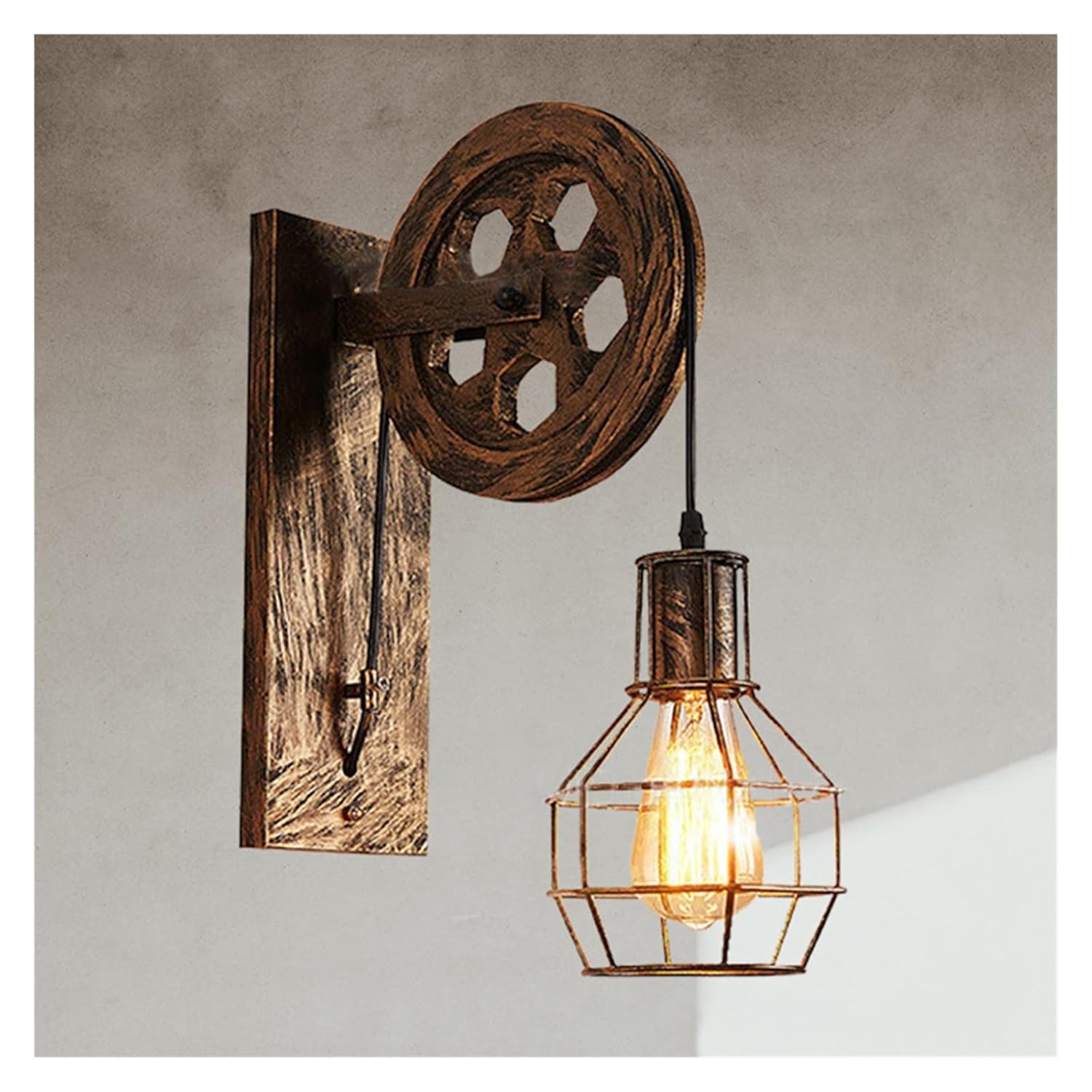 Vintage Cage Light (wall mounted)