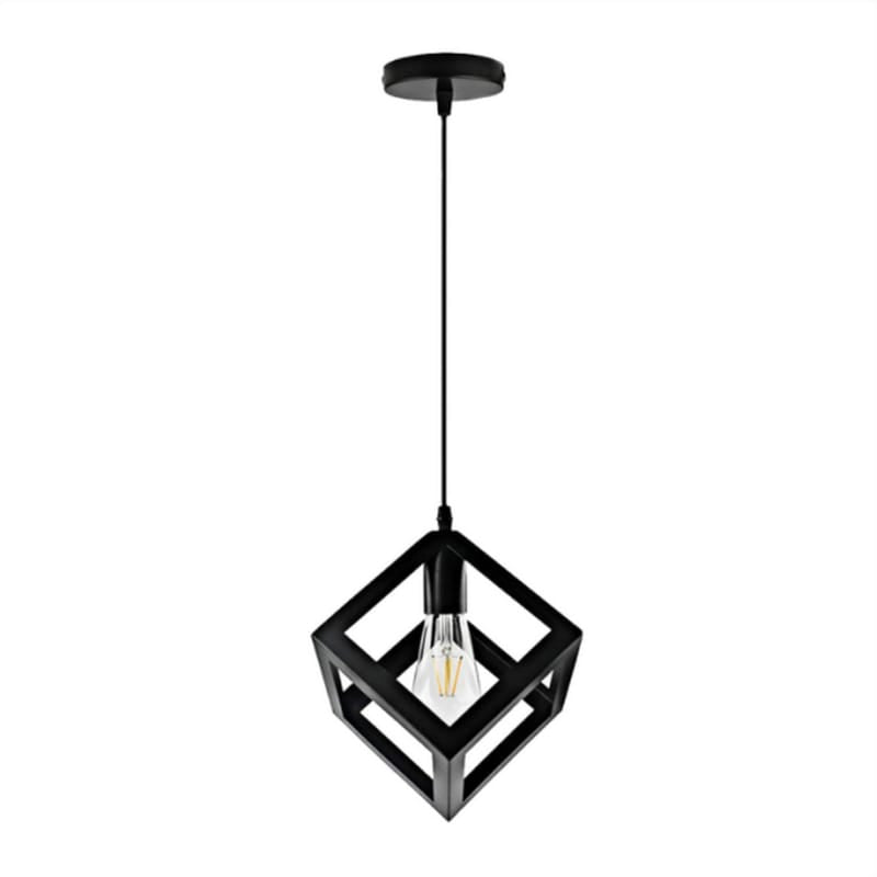 SINGLE SQUARE HANGING PENDANT LIGHT