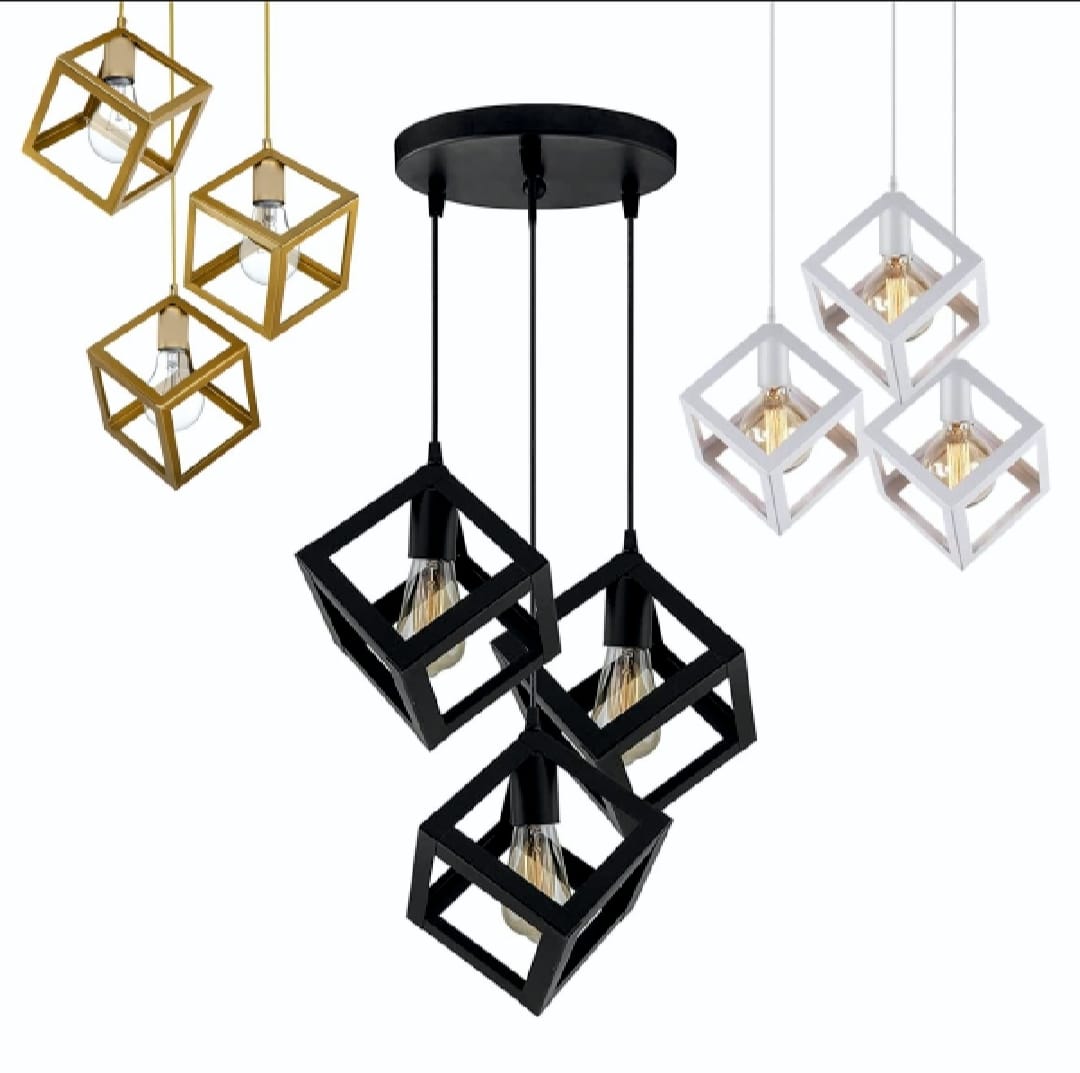SINGLE SQUARE HANGING PENDANT LIGHT