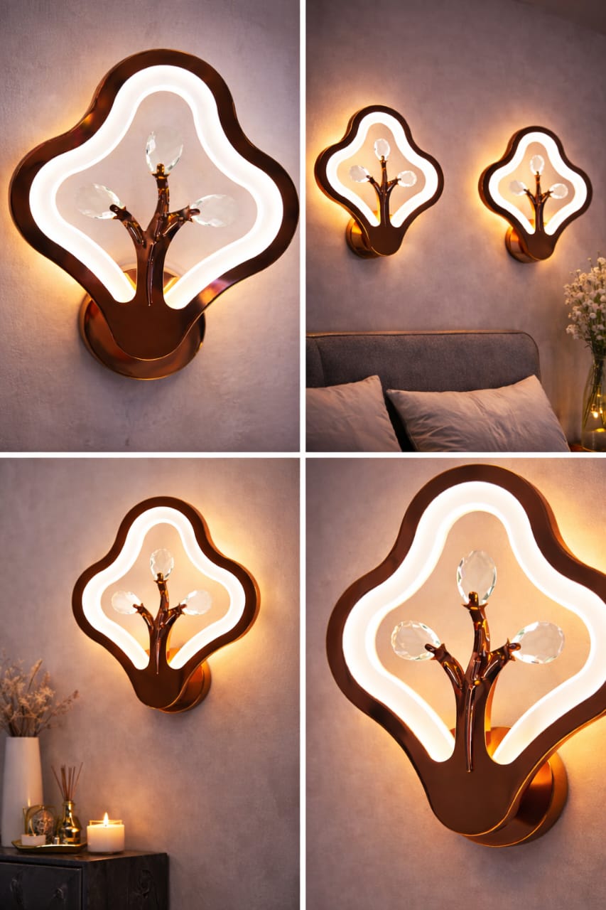 Modern decorative LED wall light (wall sconce) with a premium artistic design