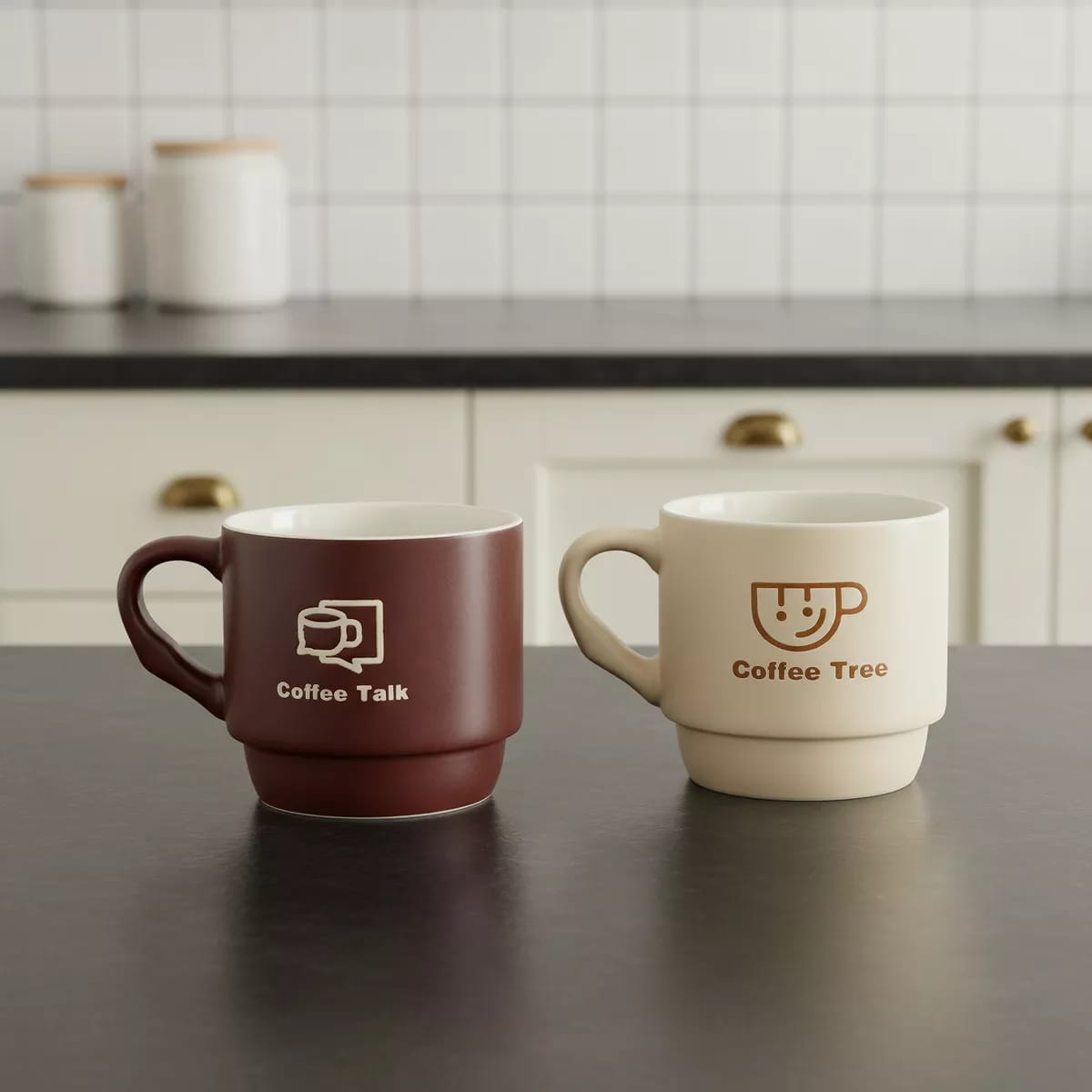 Joanna New Bone China 2-Piece Coffee Mug Set - 350 ml