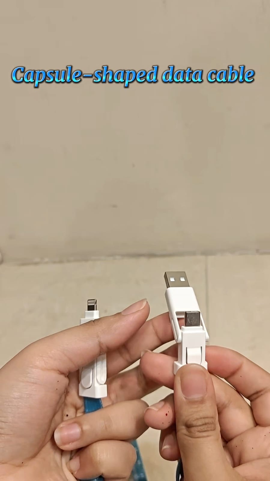 Capsule-shaped Data cable