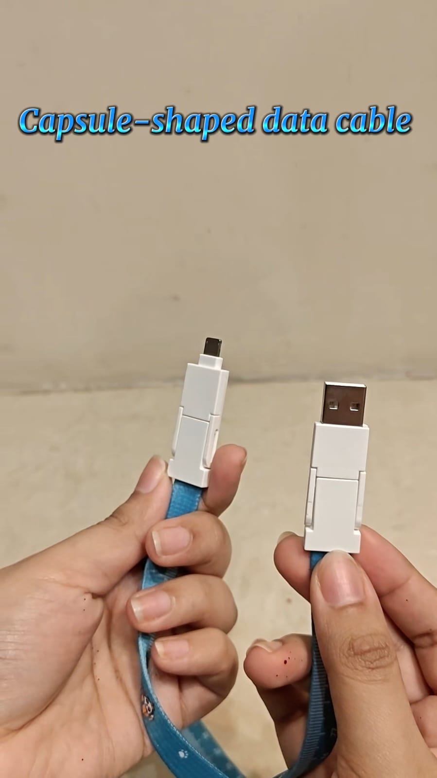 Capsule-shaped Data cable