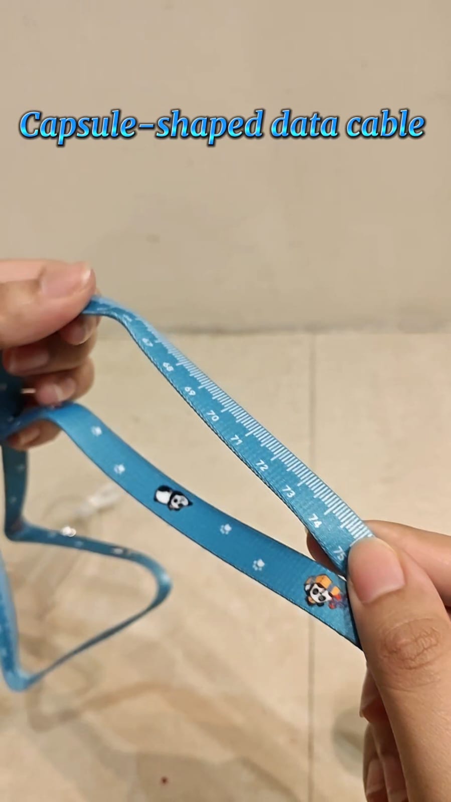 Capsule-shaped Data cable