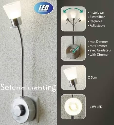 Flexlamp met dimmer