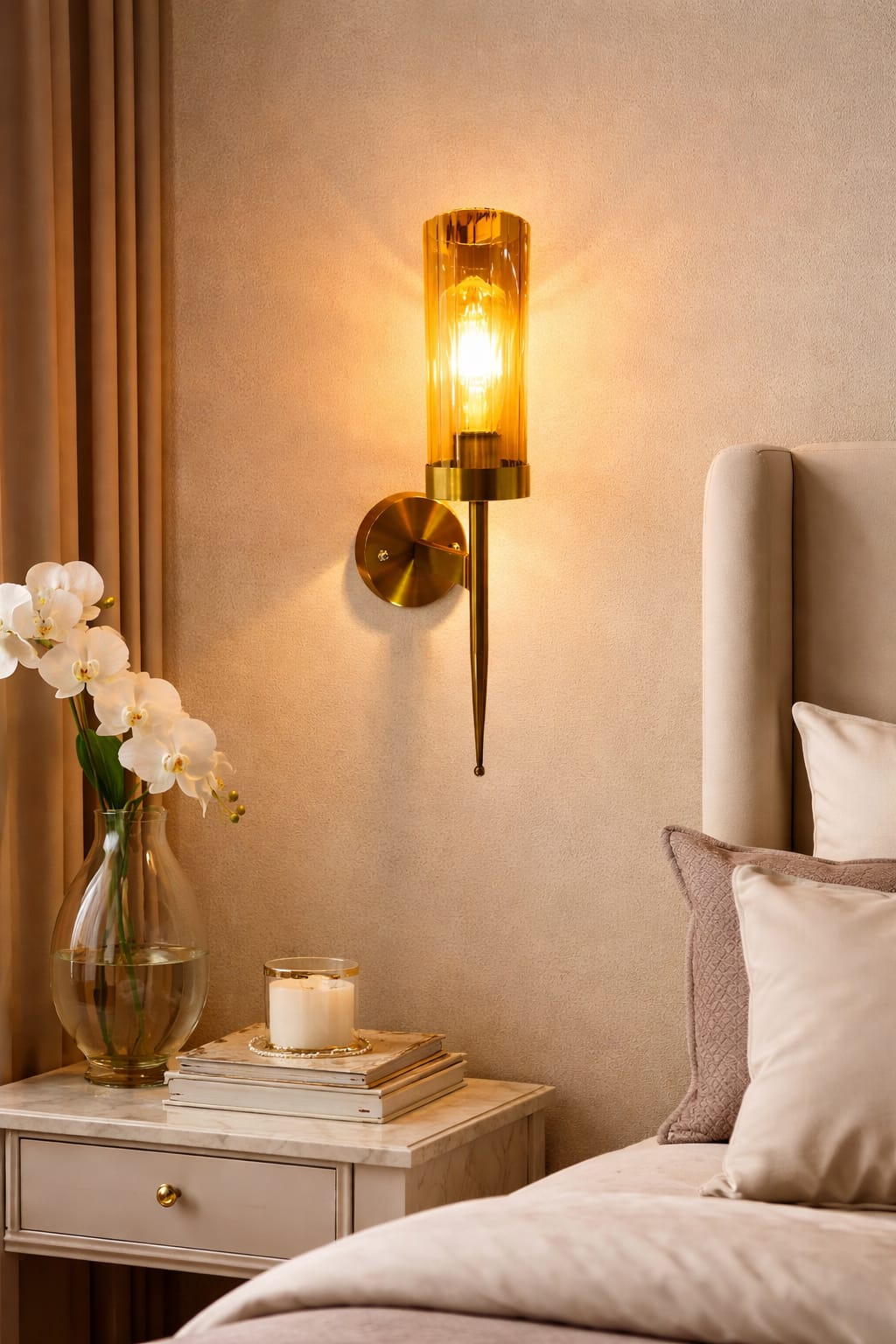 Luxury Gold Wall Sconce Light