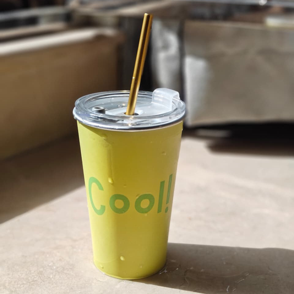 COOL (Yellow) color changing Tumbler (470 ml)