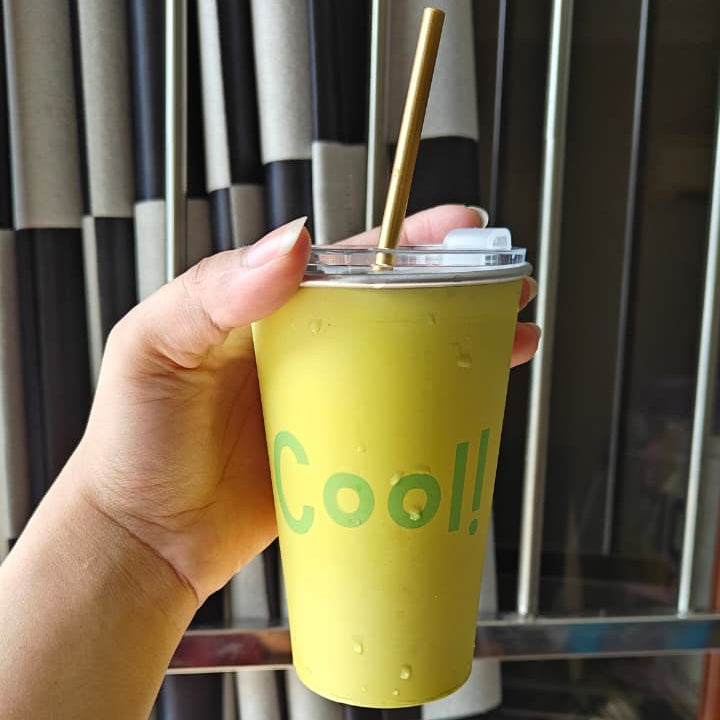 COOL (Yellow) color changing Tumbler (470 ml)