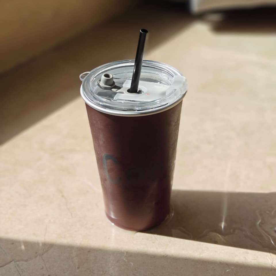 COOL (Black) color changing Tumbler (470 ml)