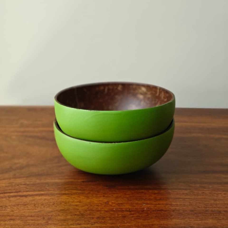 Green Coconut Shell Jumbo Bowl (1/2/6 pc)