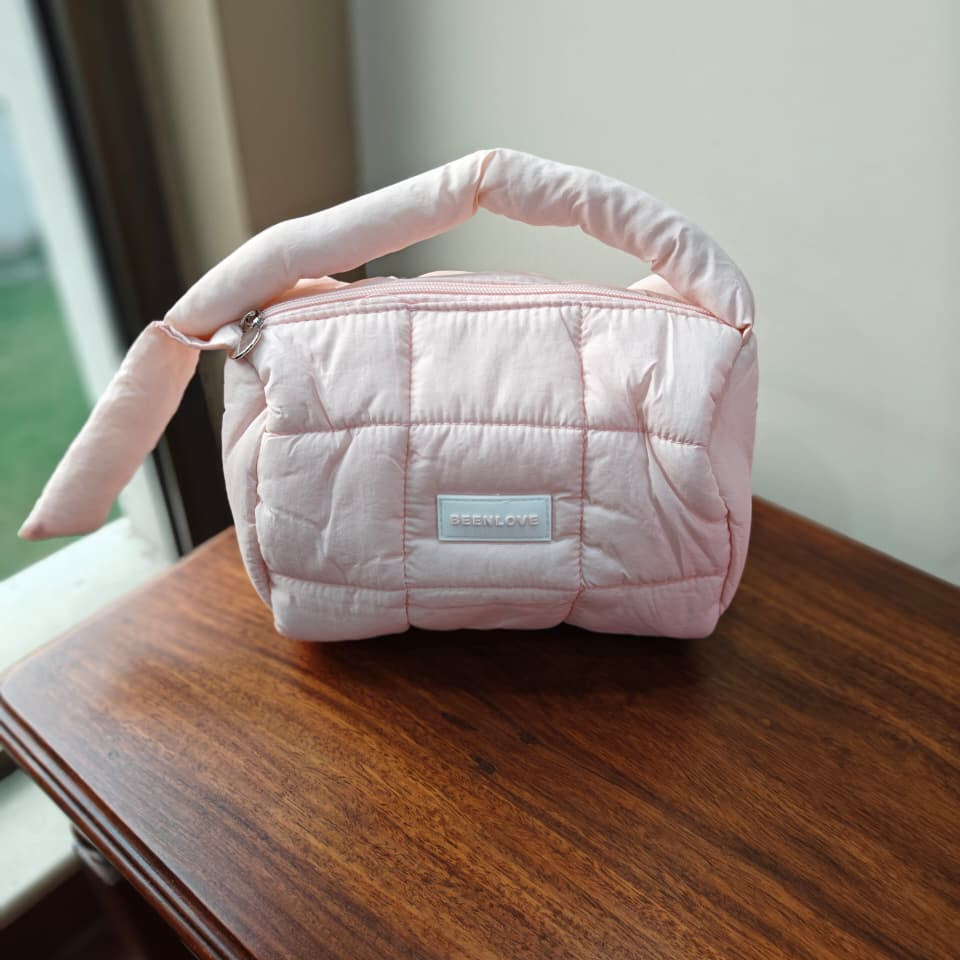 Quilted Cosmetic Bag