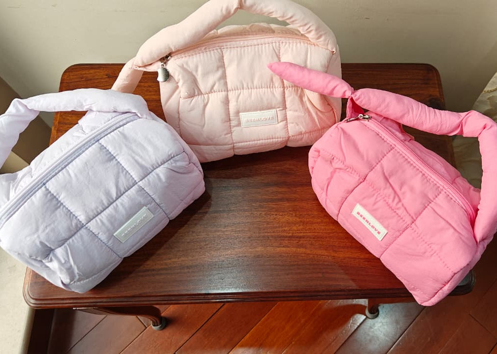 Quilted Cosmetic Bag