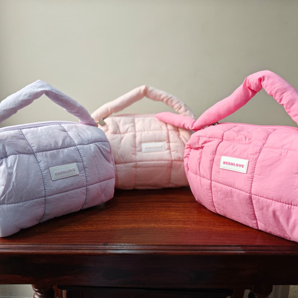 Quilted Cosmetic Bag