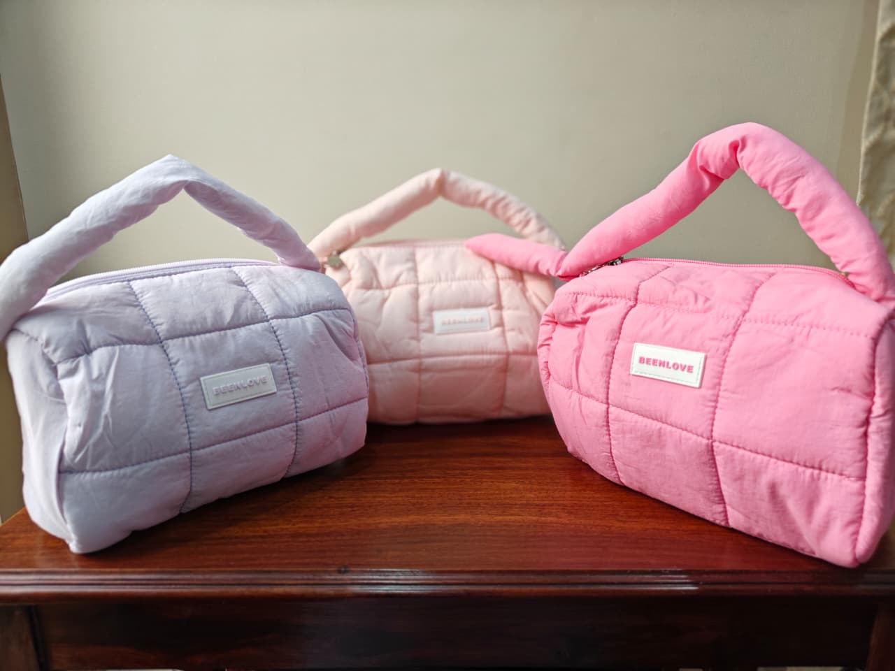 Quilted Cosmetic Bag