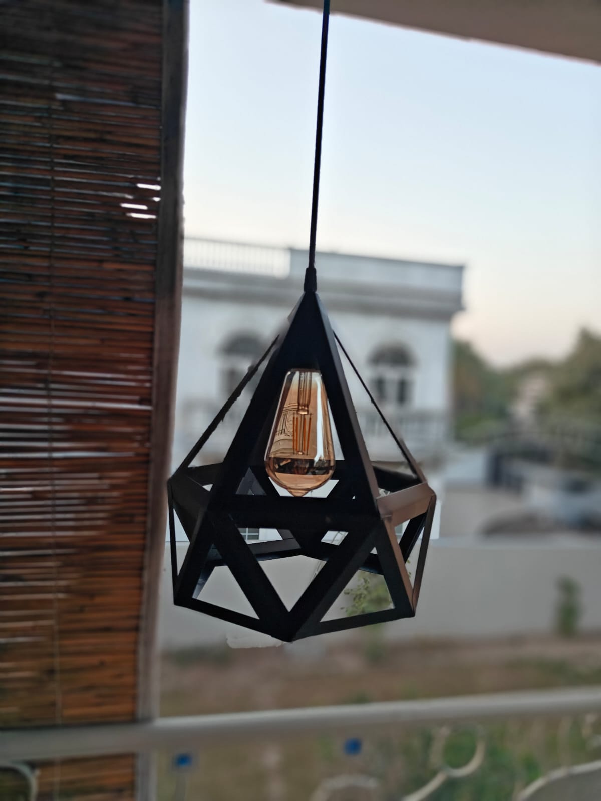 Big Diamond Shaped Pendant Light