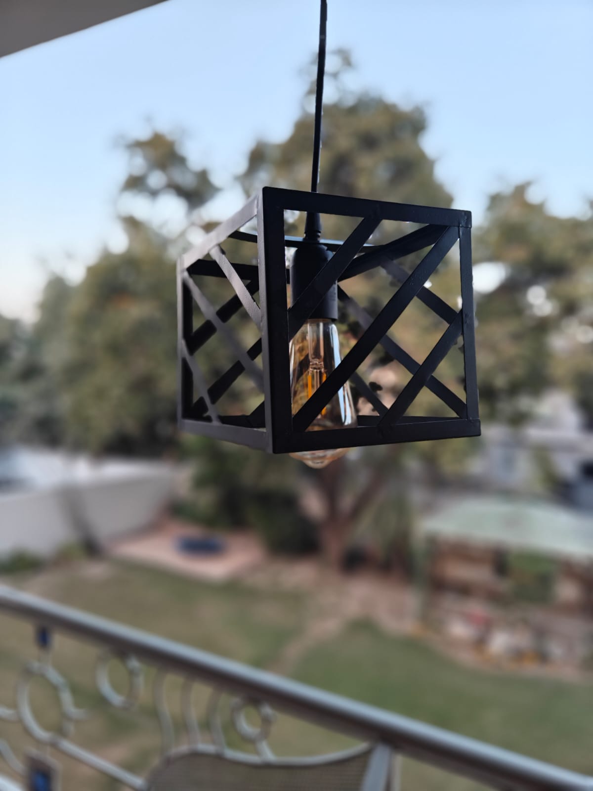 Cuboid Hanging Pendant Light