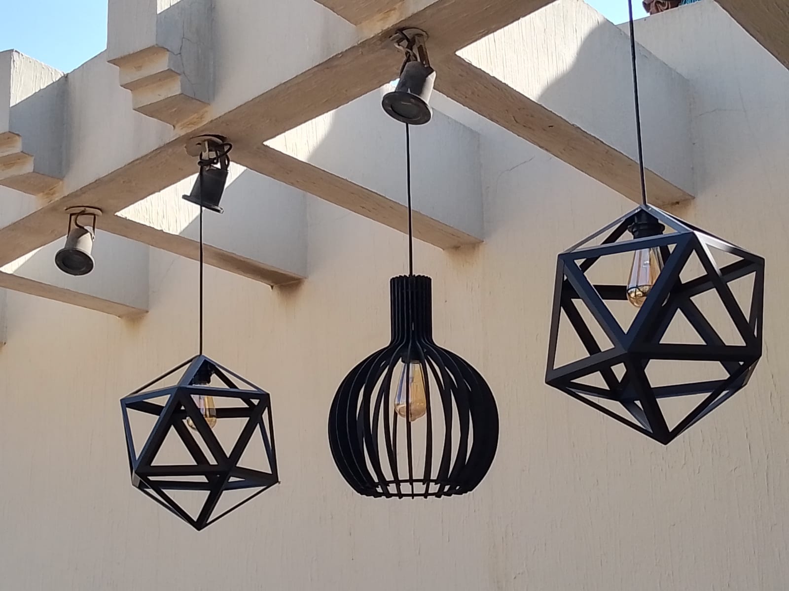 Modern Hexagon Pendant Light