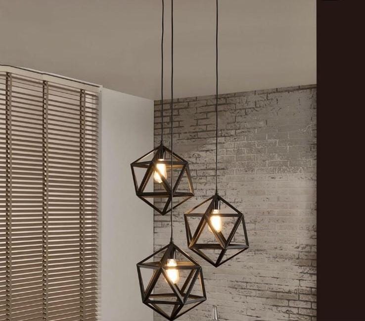 Modern Hexagon Pendant Light