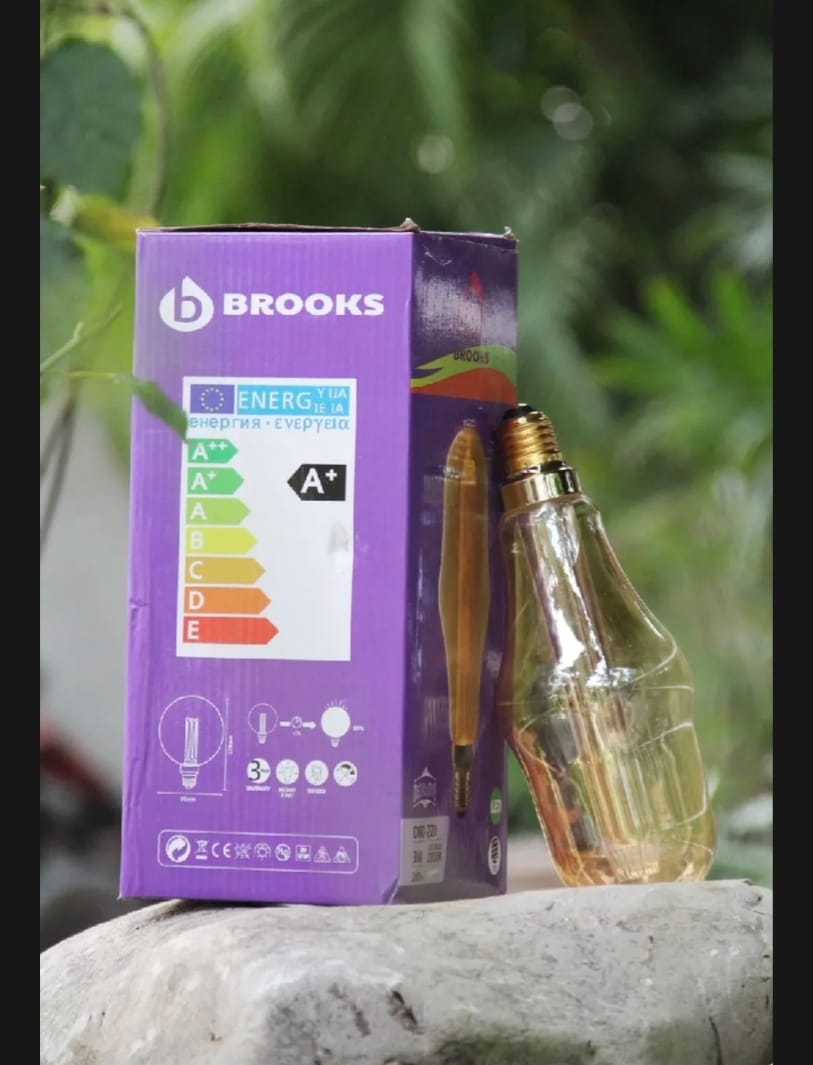 DECORATIVE FILAMENT BULB 3W D80-220 E-27 2000K