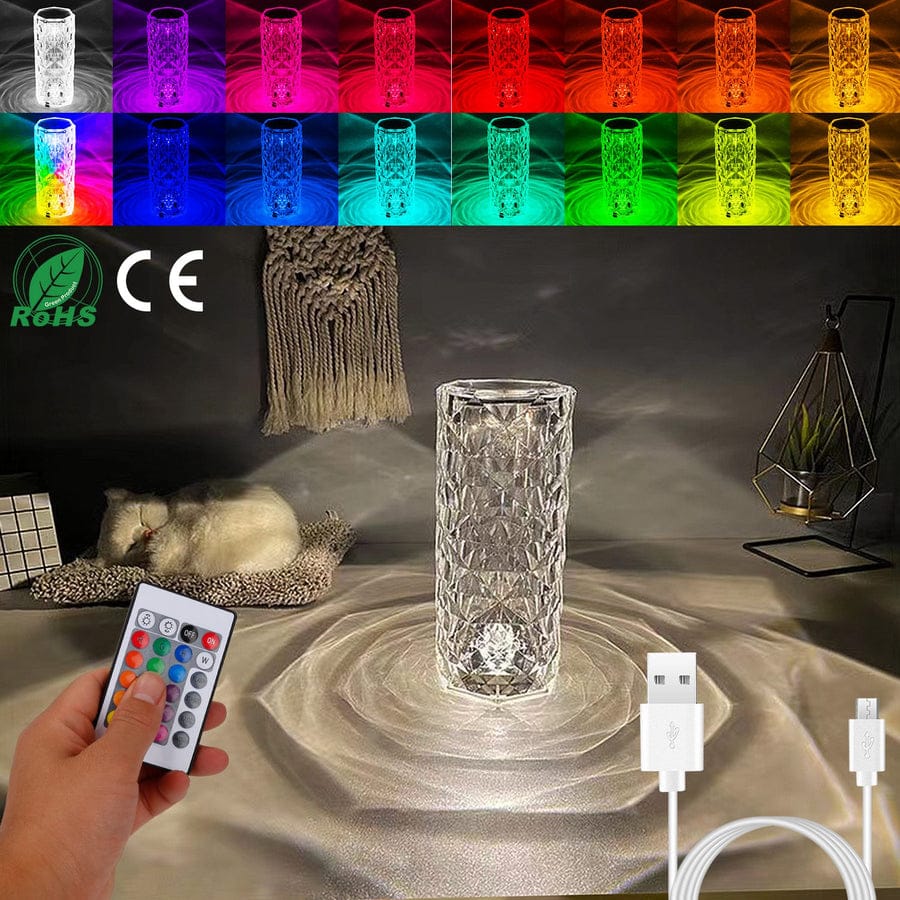 MODERN CRYSTAL DIAMOND TOUCH LAMP