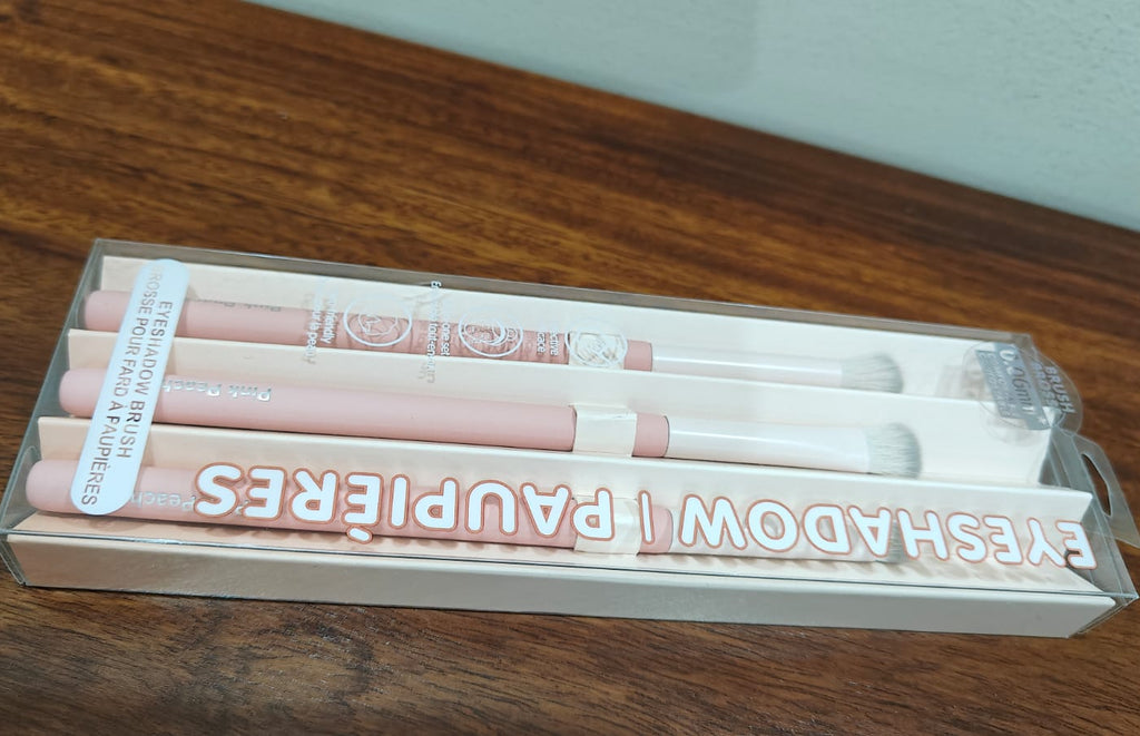 Peach Pink Series Eyeshadow Brushes Set (3 pcs)