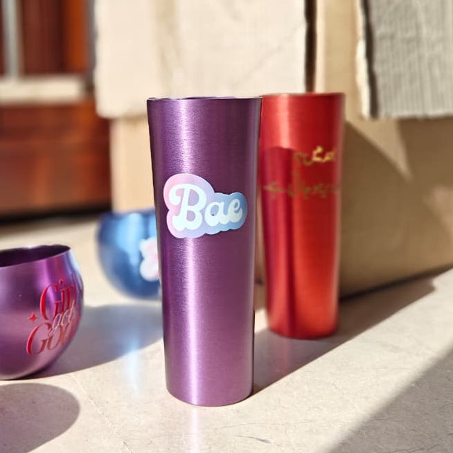 Long Aluminum Glass (380 ml)