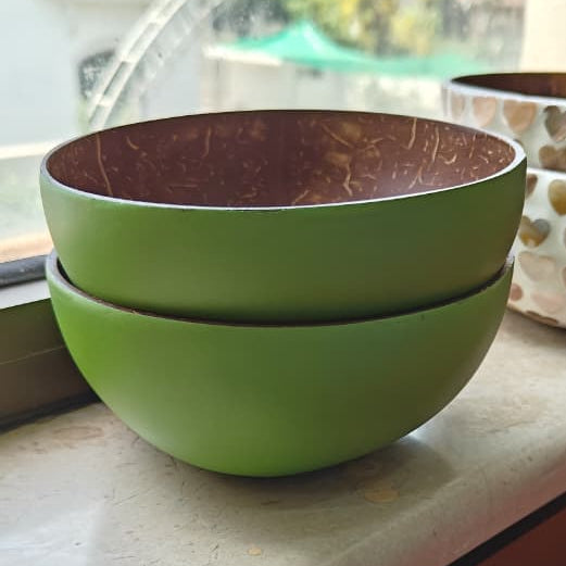 Green Coconut Shell Jumbo Bowl (1/2/6 pc)