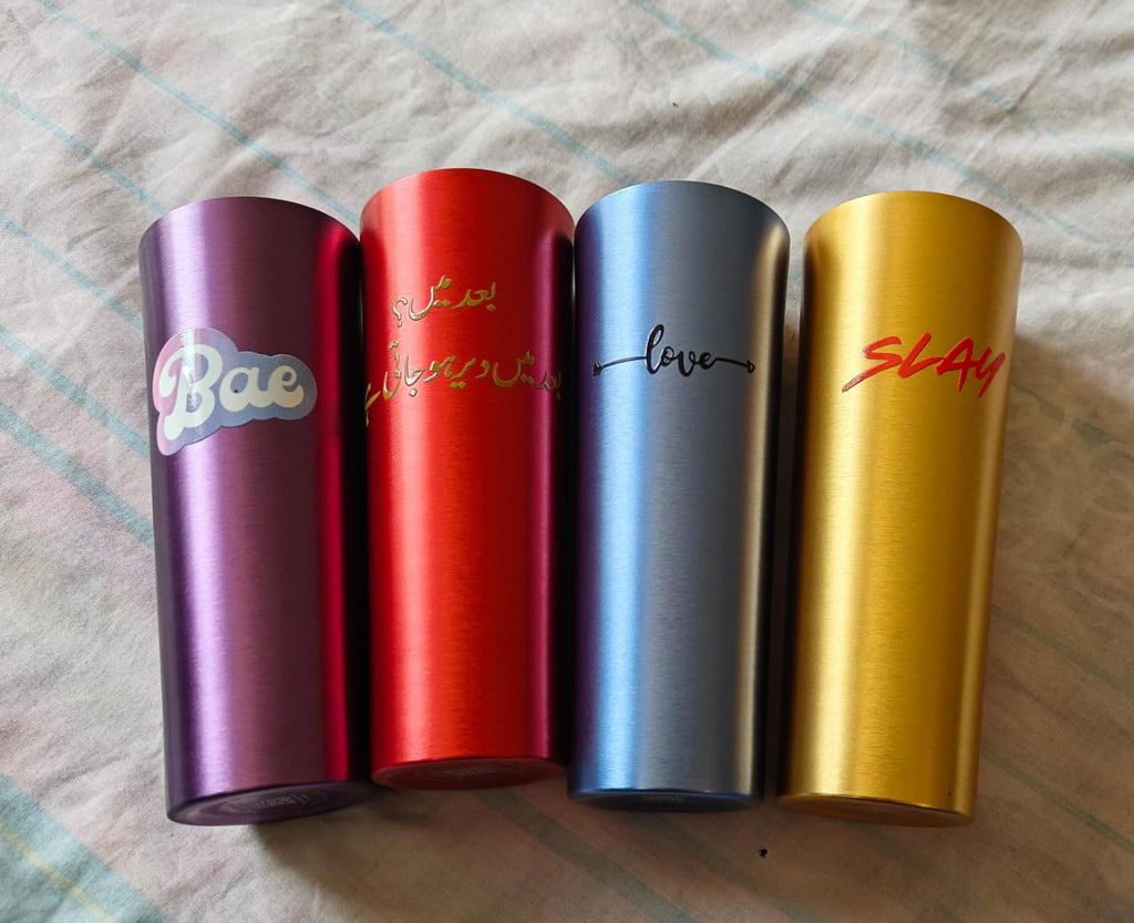 Long Aluminum Glass (380 ml)