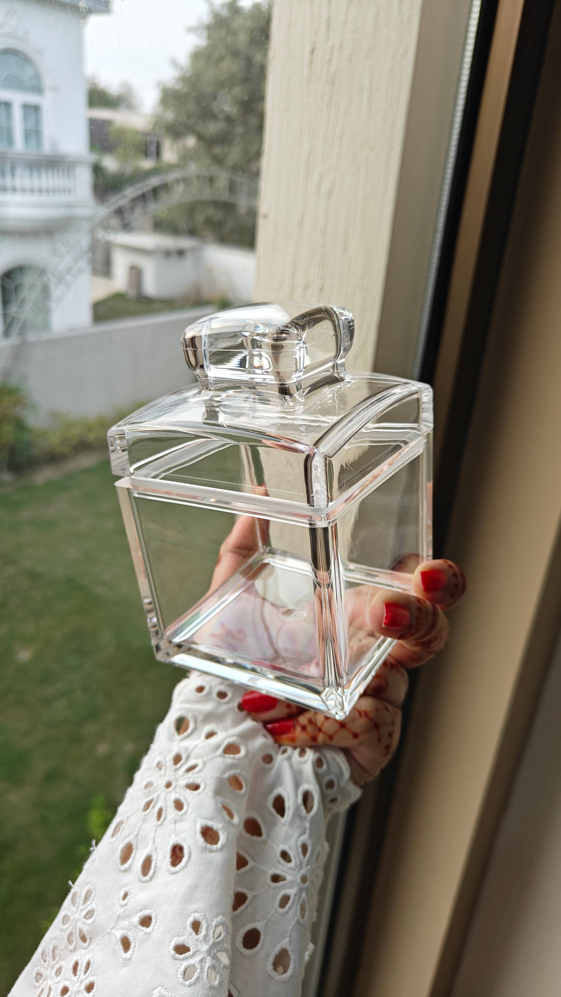 Air Tight Acrylic Canister 700ml/500ml/300ml