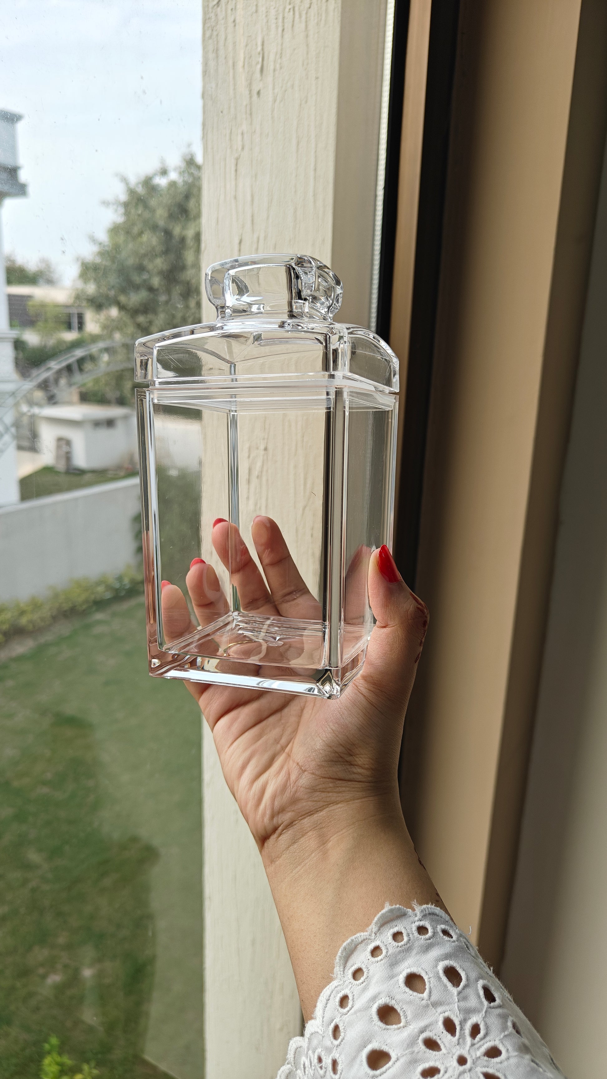 Air Tight Acrylic Canister 700ml/500ml/300ml