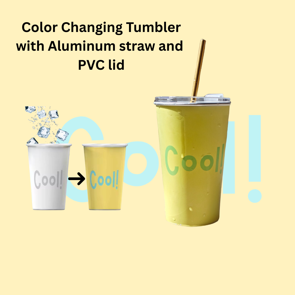 COOL (Yellow) color changing Tumbler (470 ml)