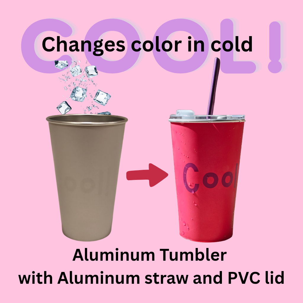 COOL (Pink) color changing Tumbler (470 ml)