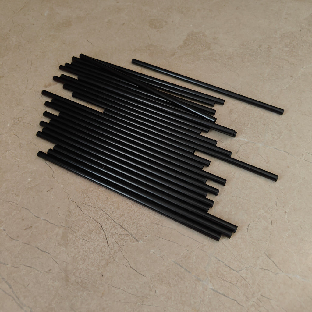 Reusable Aluminum Straws (Pack of 6)