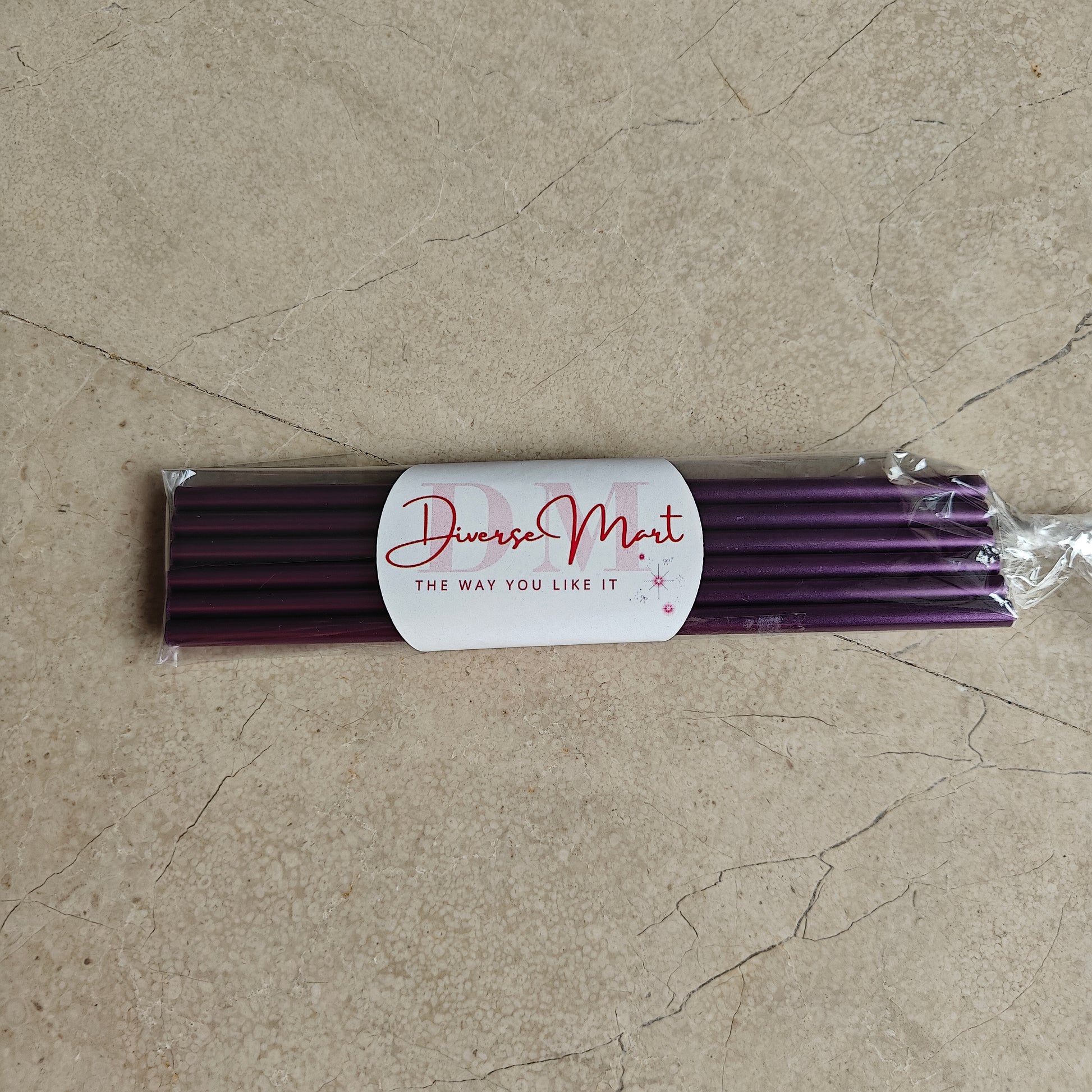 Reusable Aluminum Straws (Pack of 6)