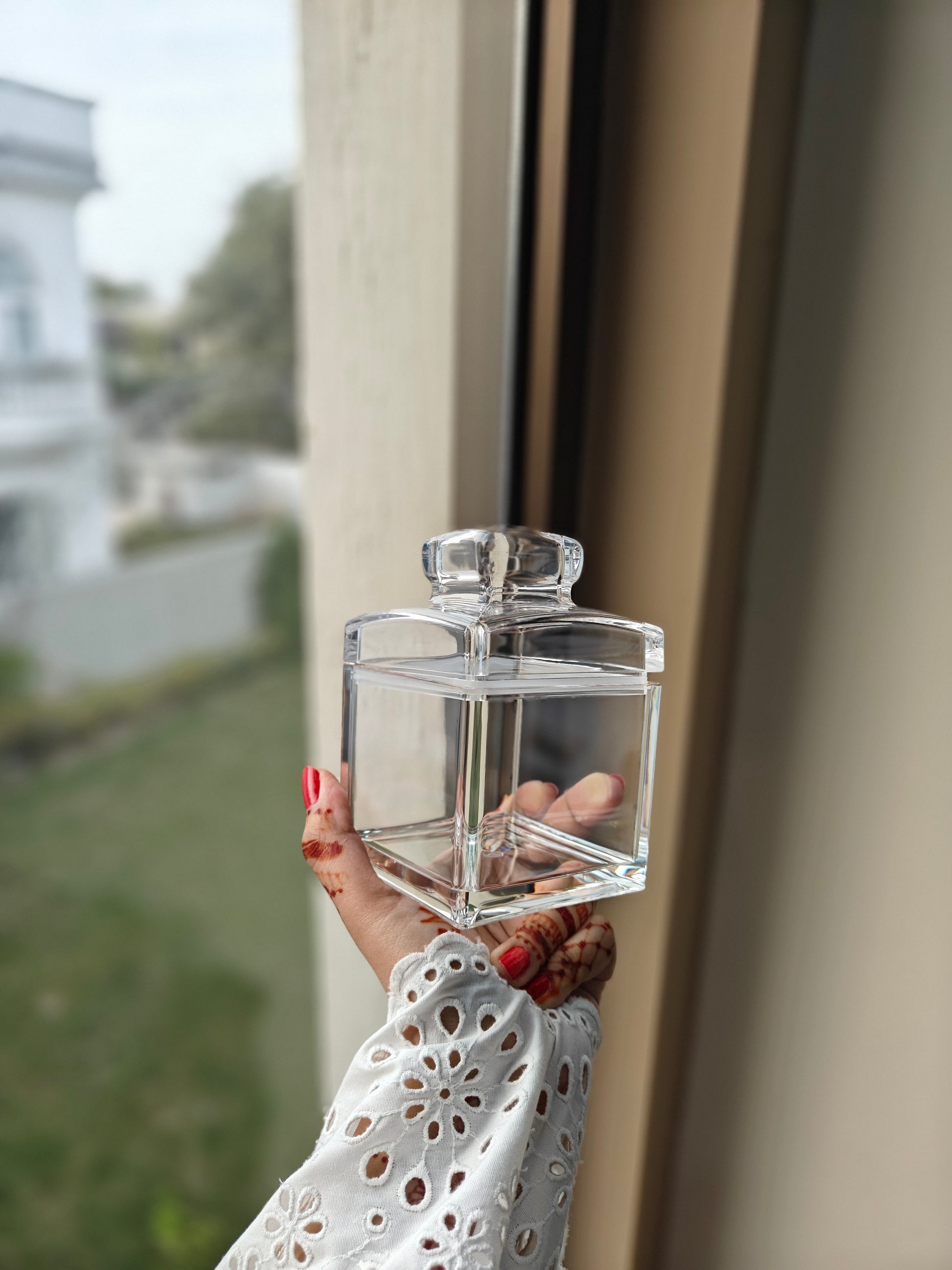 Air Tight Acrylic Canister 700ml/500ml/300ml