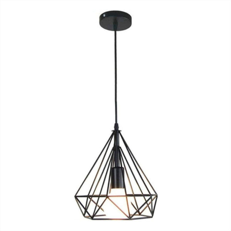 Black Diamond Geometric Pendant Light