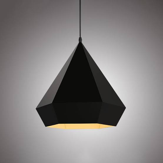 Black full diamond Pendant light
