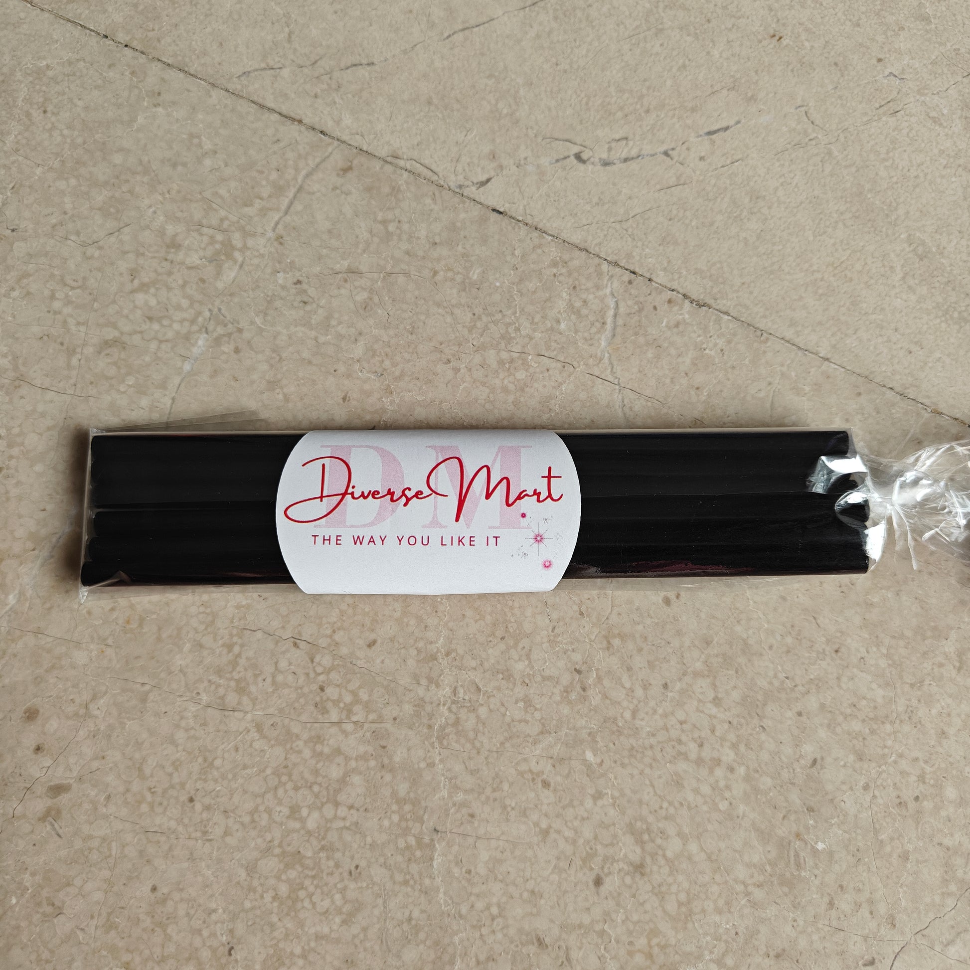 Reusable Aluminum Straws (Pack of 6)